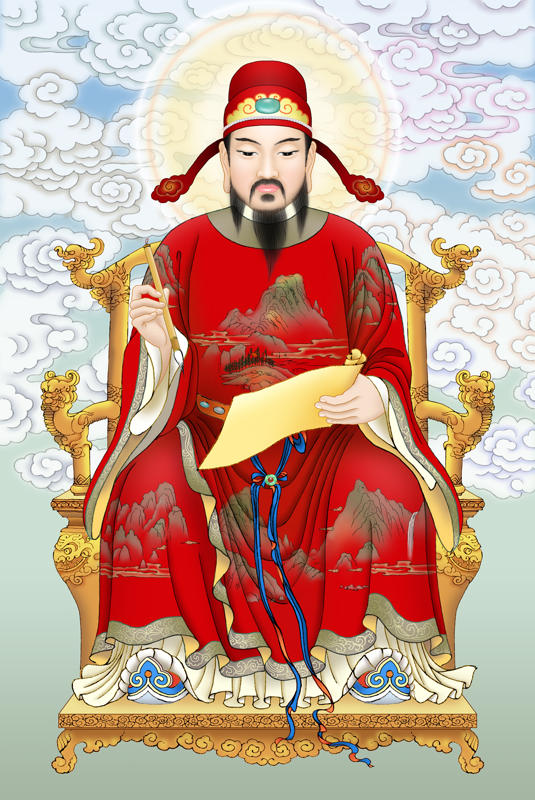 文昌帝君符咒 文昌帝君助考运福袋 文昌考试灵符的作用  请符咒 符咒
